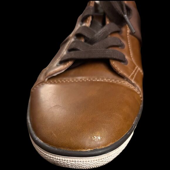 Unlisted by Kenneth Cole Men's Crown Brown Lace Up Sneaker Mens Size 9 MED - Picture 7 of 10